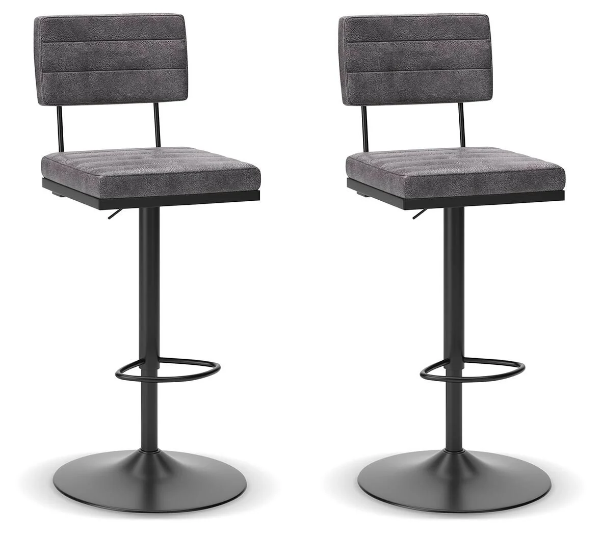 Strumford - Tall Swivel Barstool (Set of 2) - Image 5