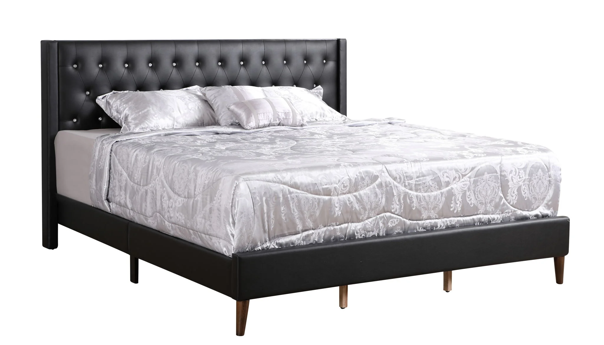Stylish Bed For Spacious Rooms Contemporary - Image 5