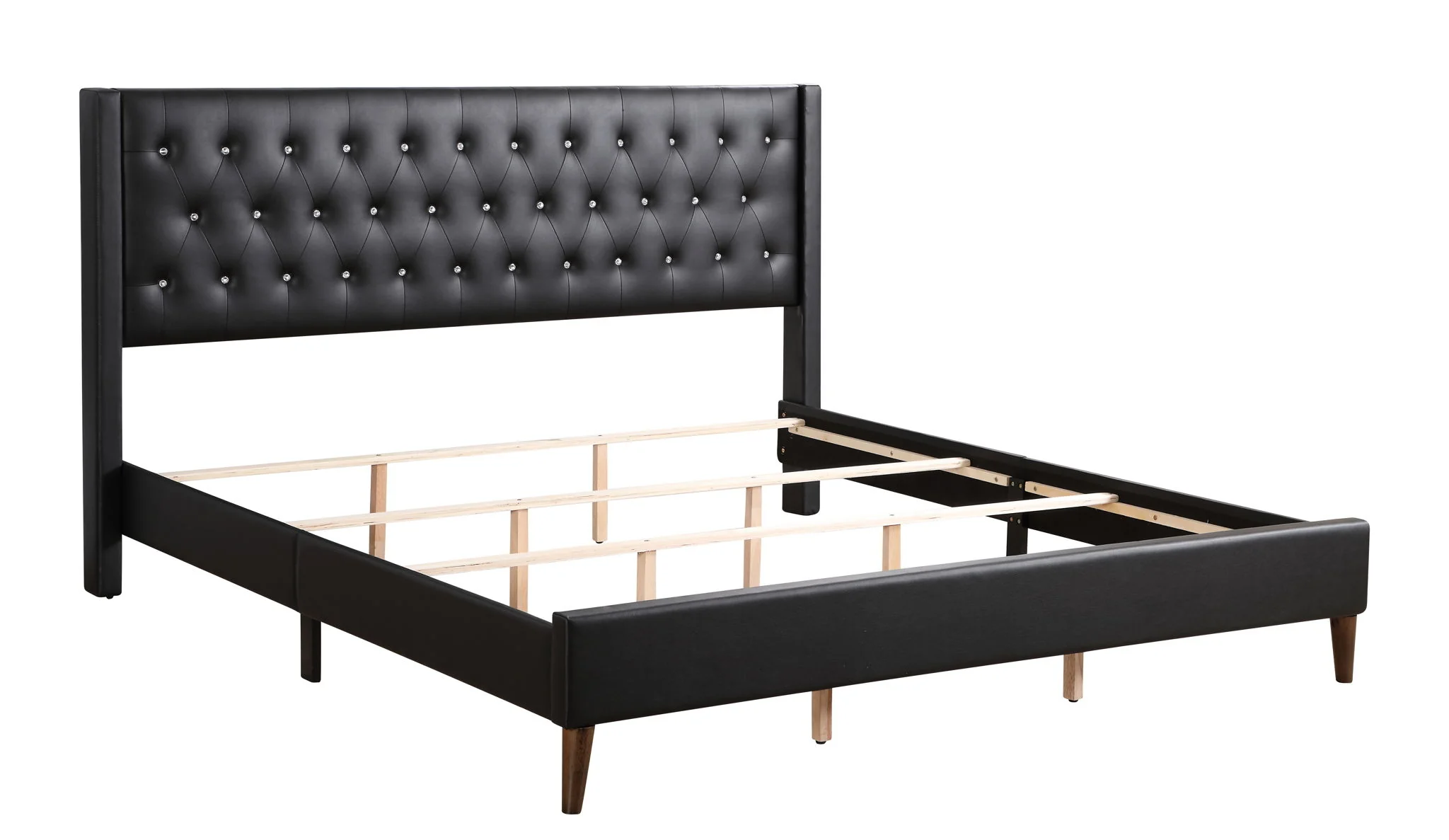 Stylish Bed For Spacious Rooms Contemporary - Image 6
