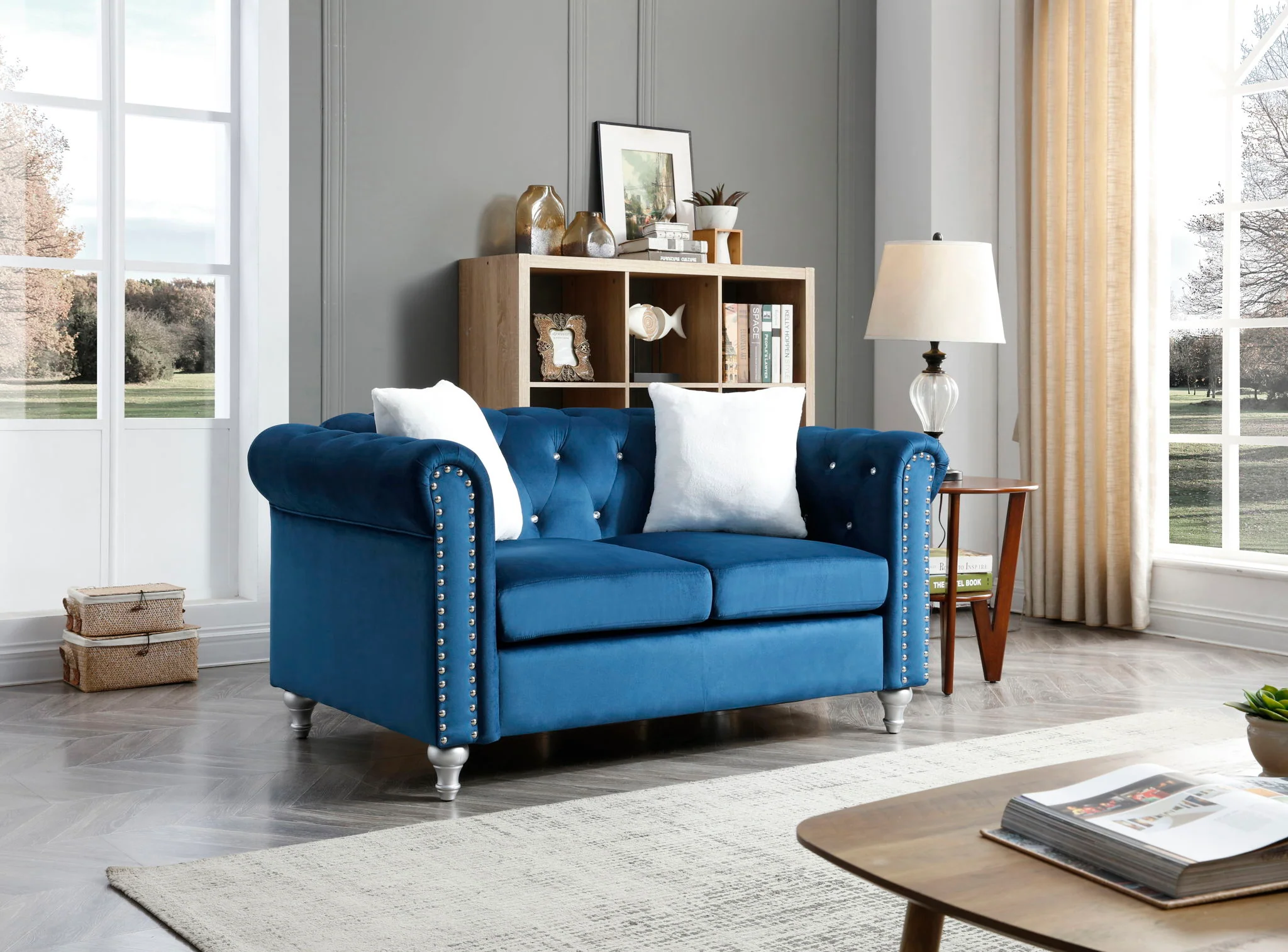 Stylish Contemporary Loveseat - Image 2