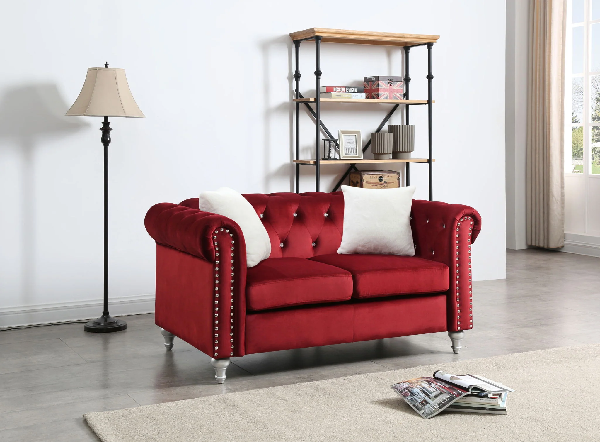 Stylish Contemporary Loveseat - Image 3