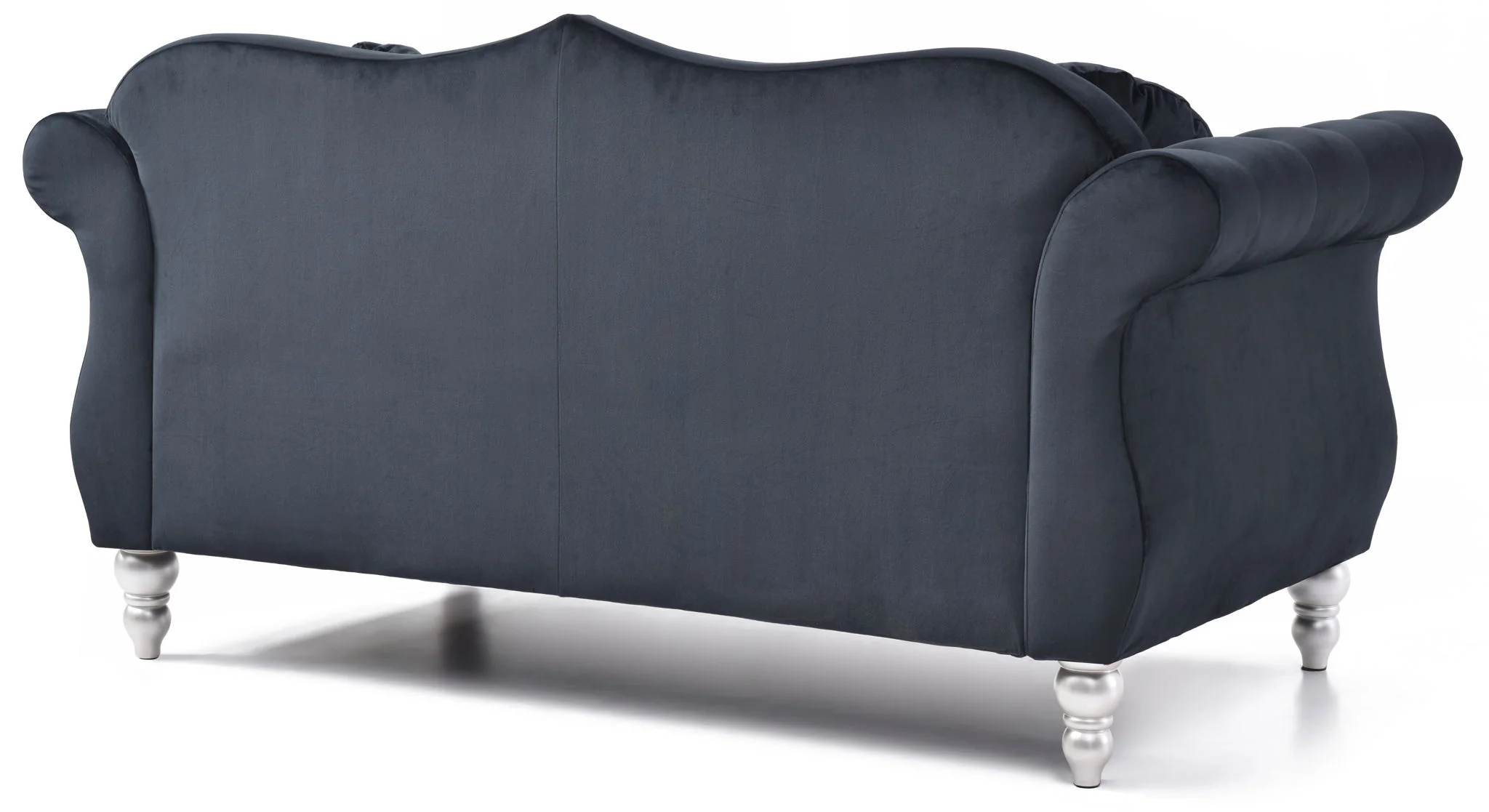 Stylish Flared Arm Loveseat - Image 16