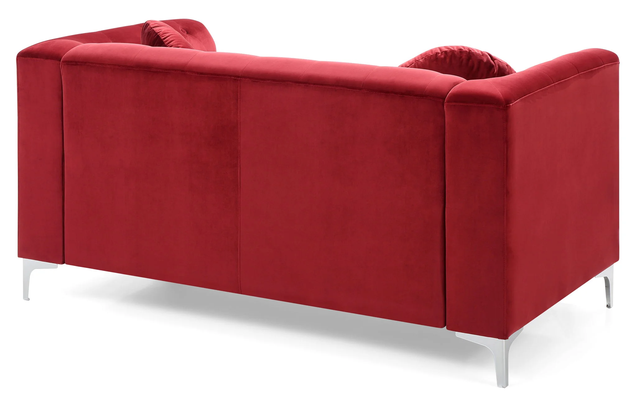 Stylish Sloped Arm Loveseat - Image 6
