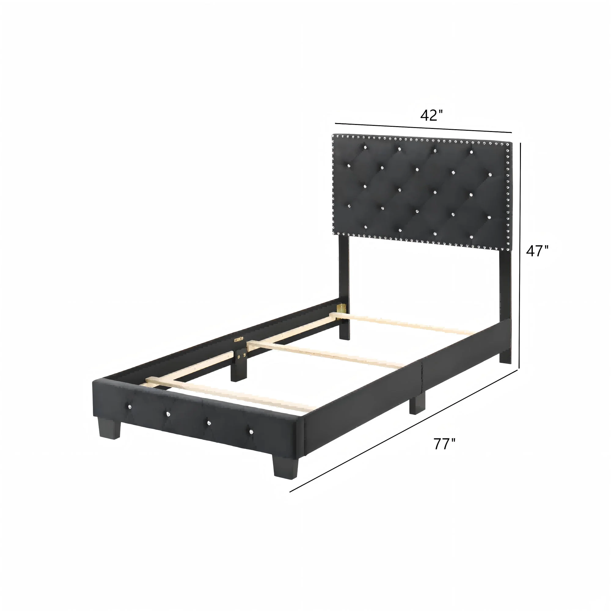 Luxurious Upholstered Bed - Image 68
