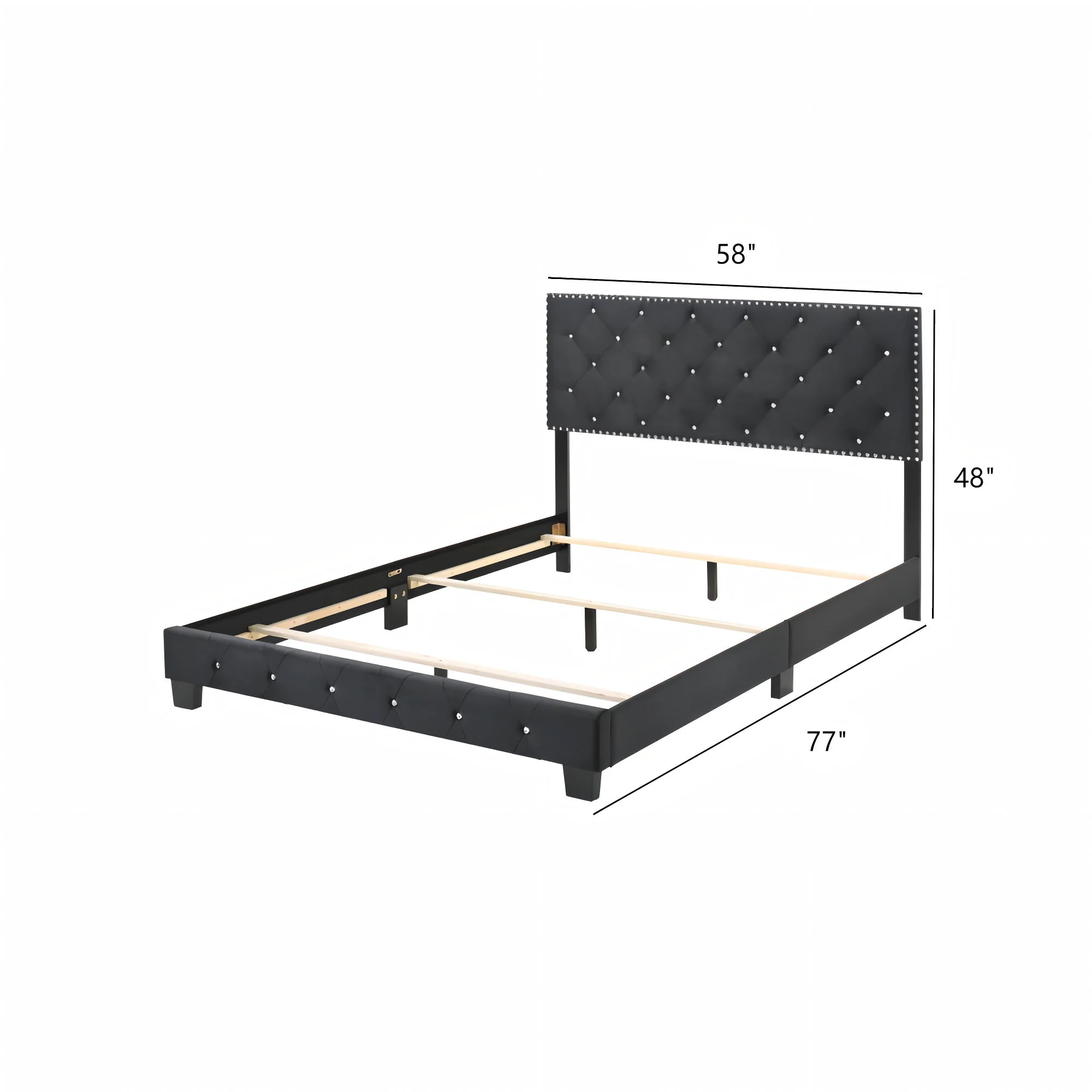 Luxurious Upholstered Bed - Image 69