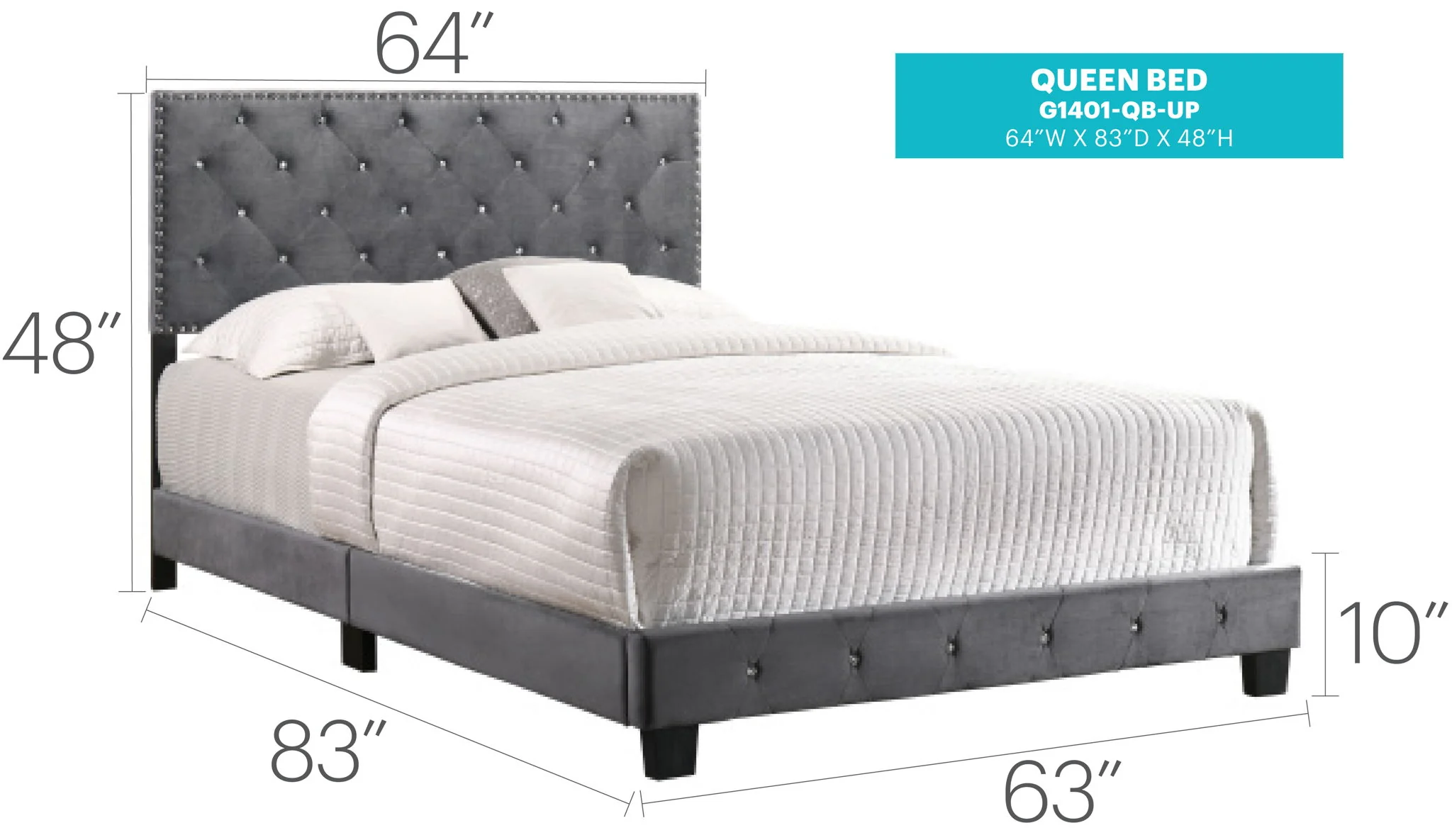 Luxurious Upholstered Bed - Image 72