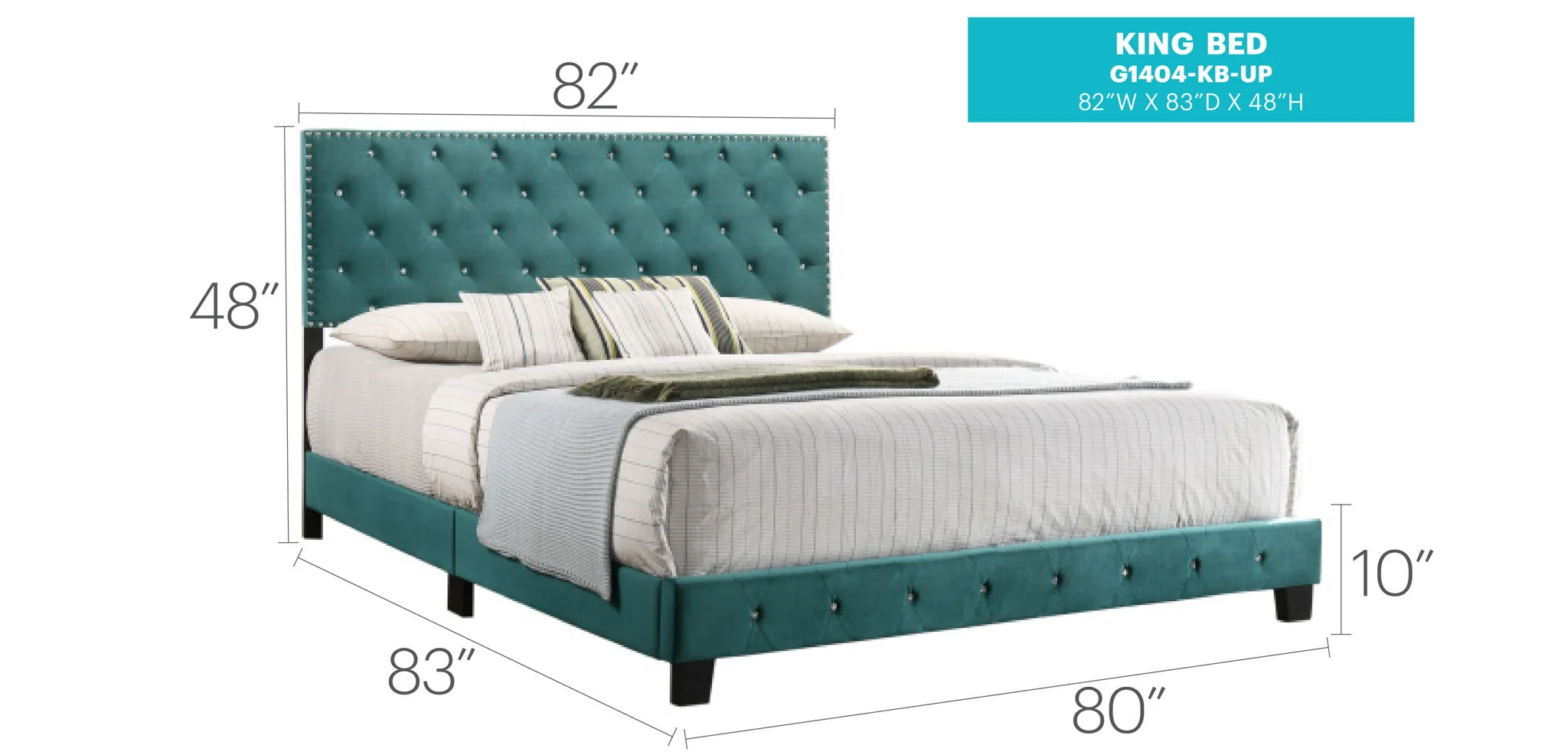 Luxurious Upholstered Bed - Image 76