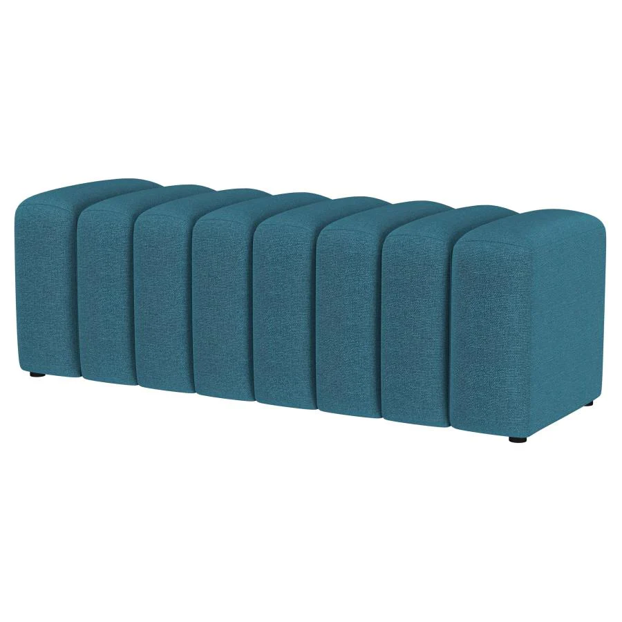 Summer - Fabric Upholstered Tufted Accent Bench - Image 11