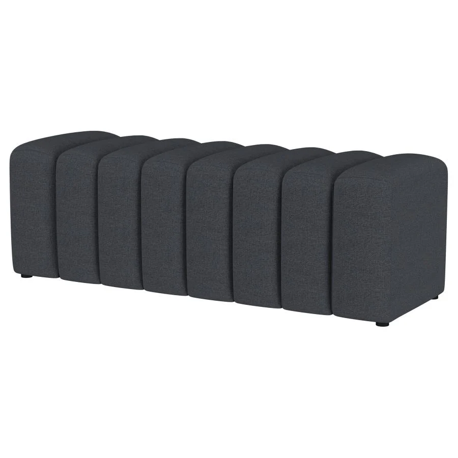 Summer - Fabric Upholstered Tufted Accent Bench - Image 12