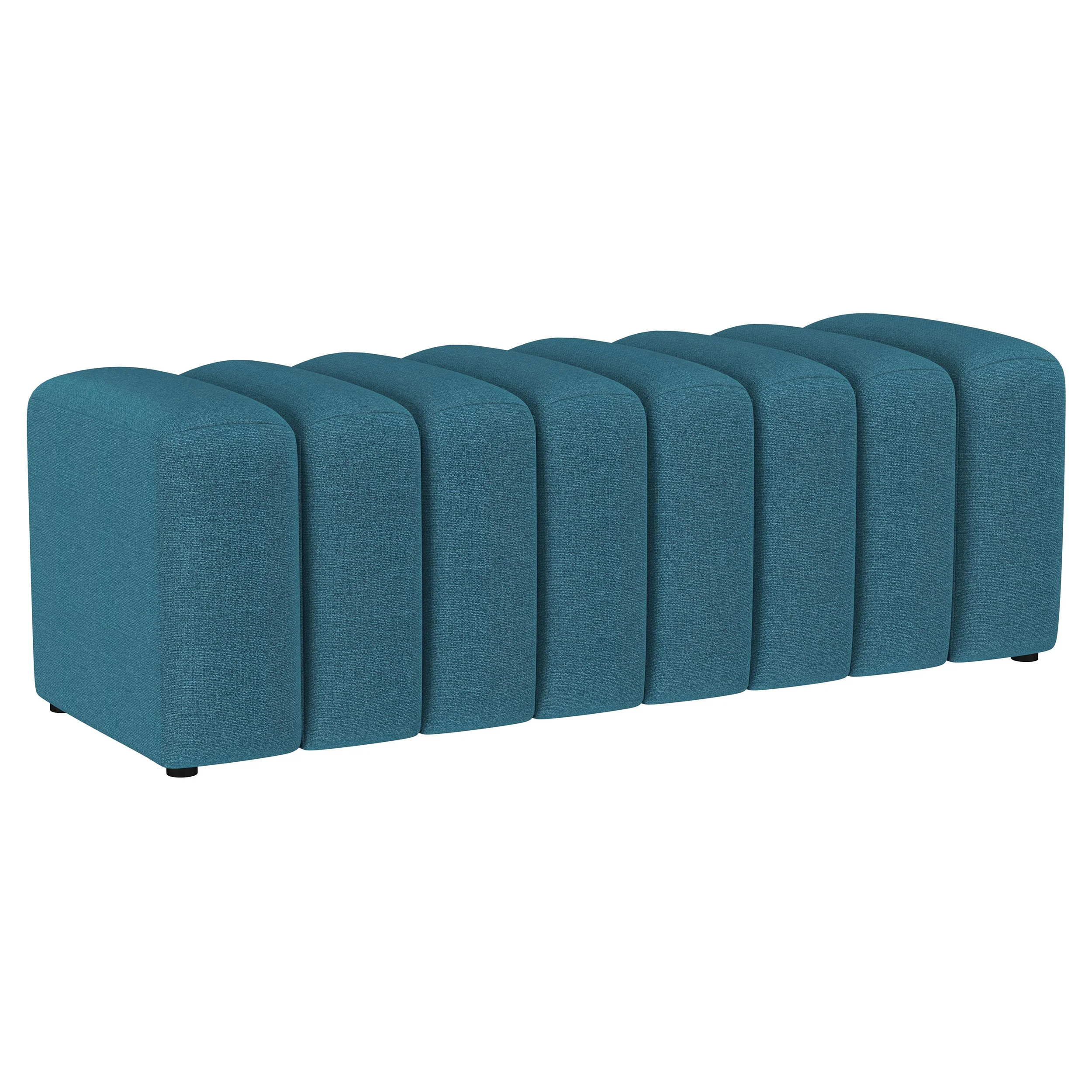 Summer - Fabric Upholstered Tufted Accent Bench - Image 26