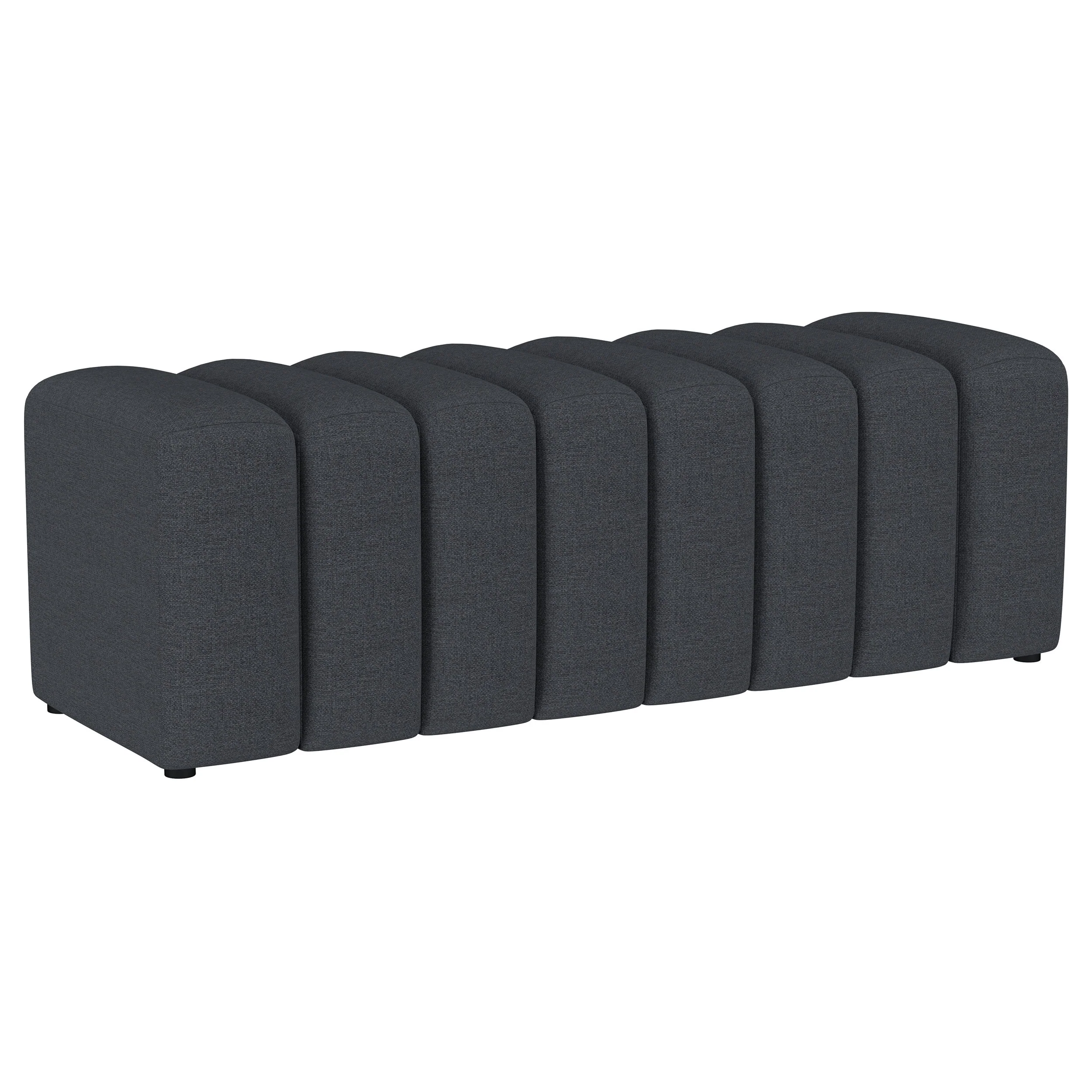 Summer - Fabric Upholstered Tufted Accent Bench - Image 27