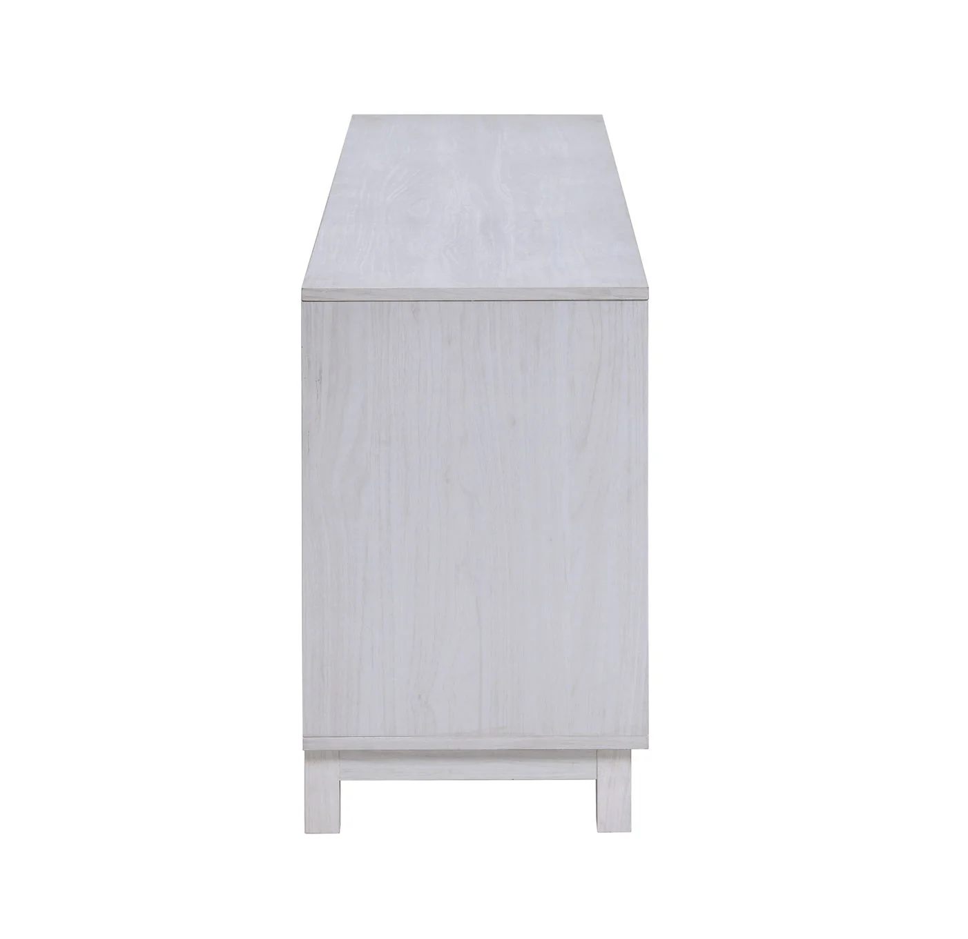 Summit - TV Stand Console With Fireplace - White Walnut Finish - Image 4