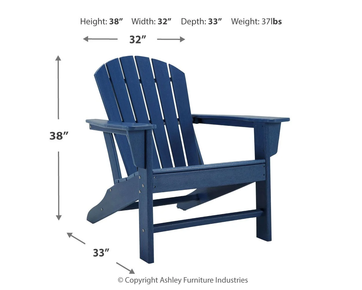 Sundown Treasure - Outdoor Adirondack Chair - Image 7