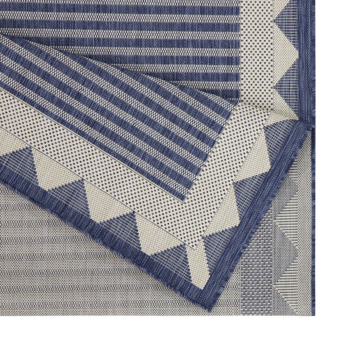 Sunshine - 5'3" X 7'3" Indoor, Outdoor Area Rug - Blue - Image 2