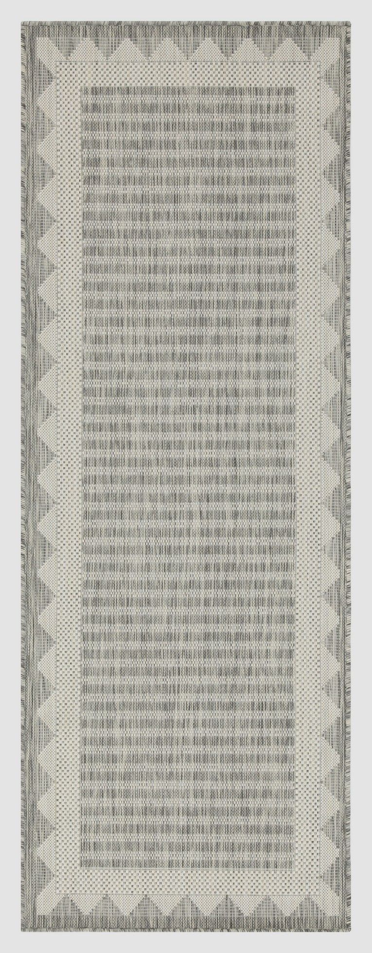 Sunshine - 5'3" X 7'3" Indoor & Outdoor Area Rug - Silver - Polypropylene - Image 3
