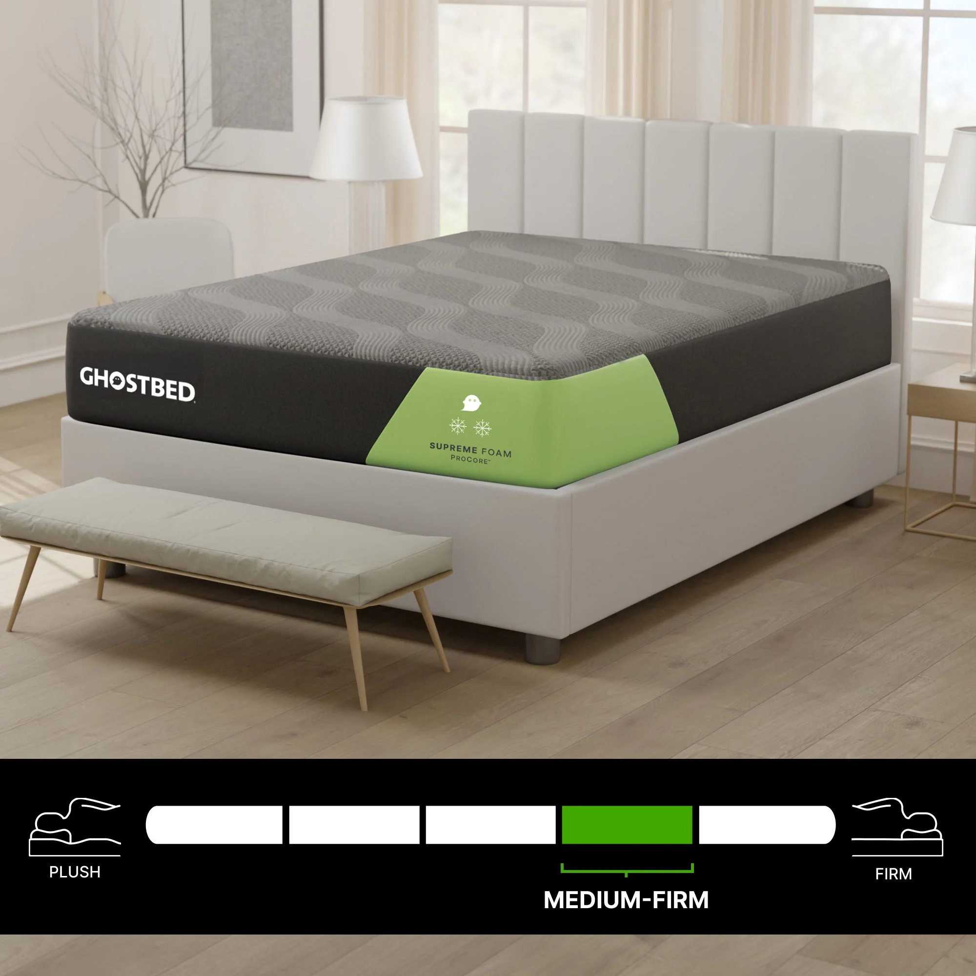 Supreme - 12" Foam Mattress With Procore Technology And Cooling Cover - Image 3