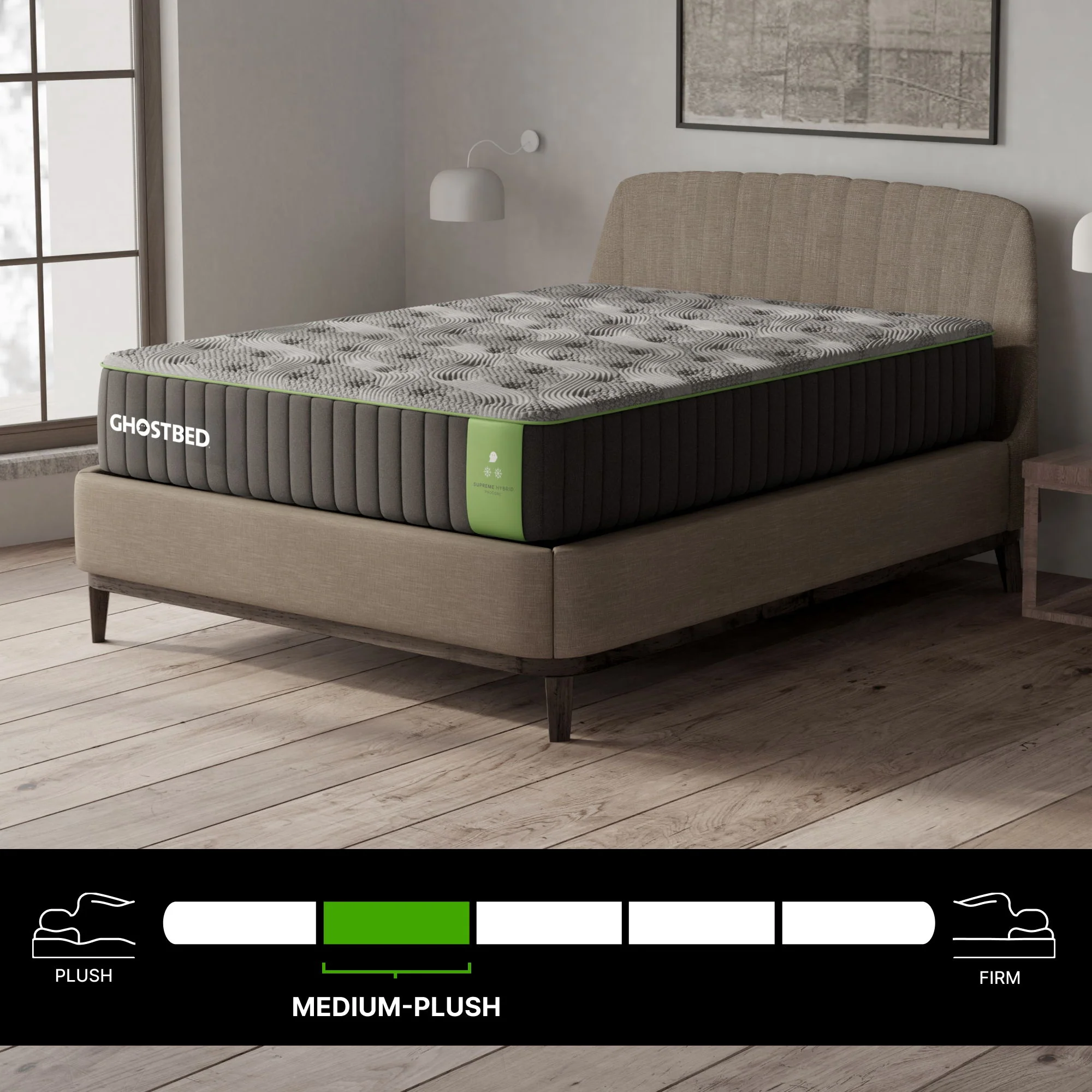 Supreme - 12" Hybrid Mattress With Plush Quilted Cooling Foam Design - Image 7