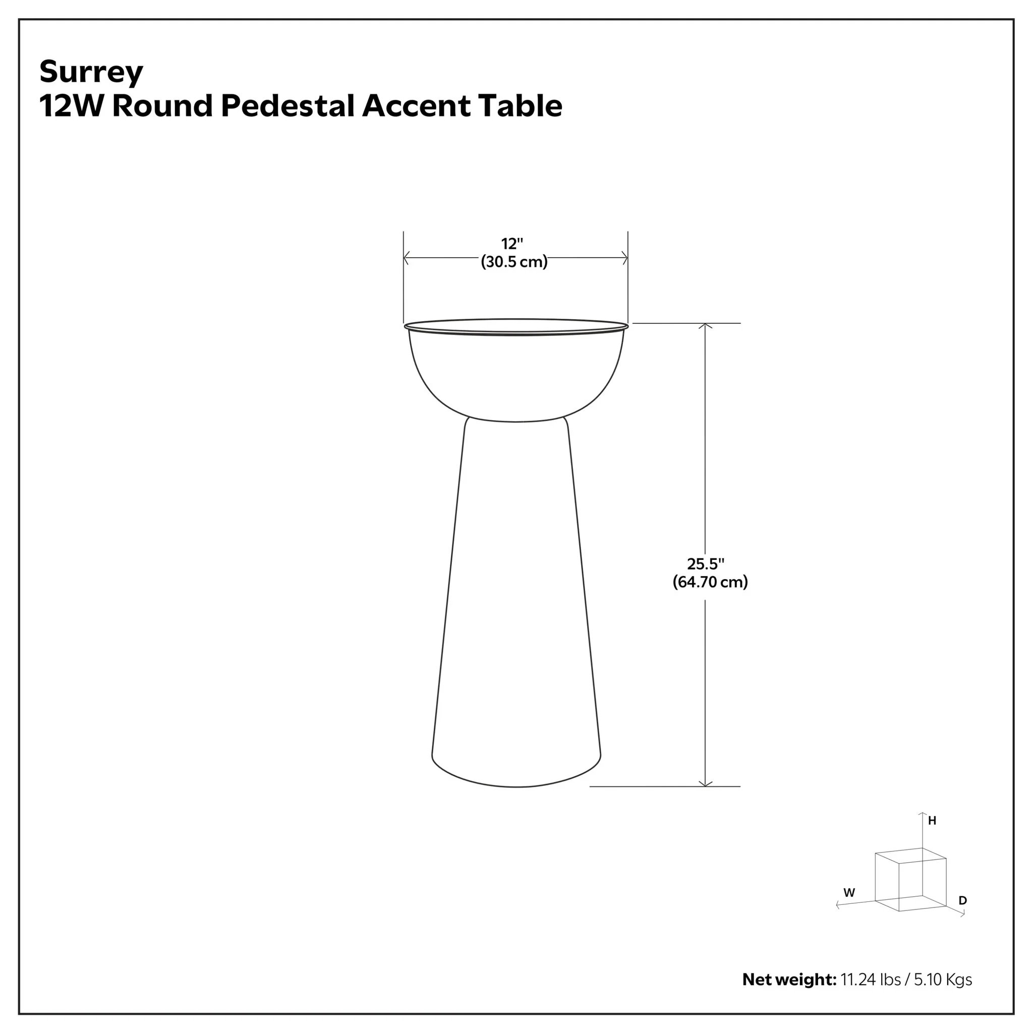 Surrey - Side Table - Antique Gold - Image 9