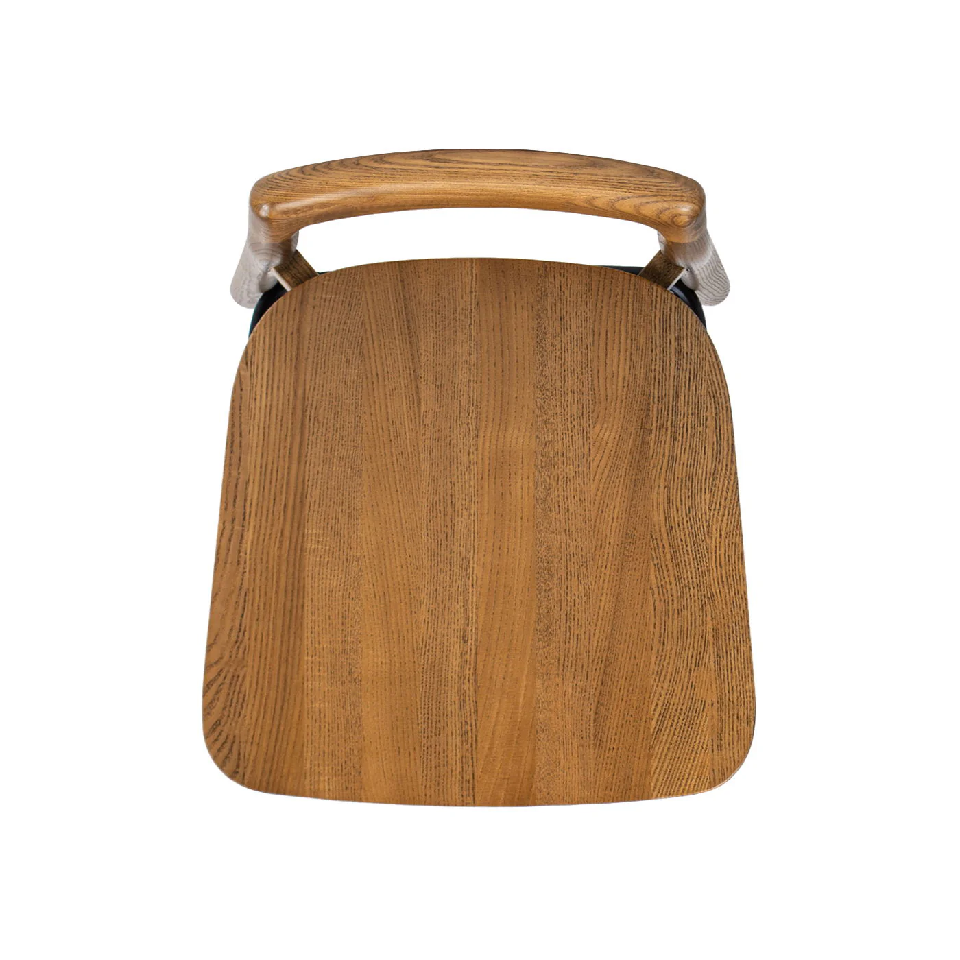 Sven - Modern Minimalist Low Back Counter Stool - Dark Brown Walnut - Image 2