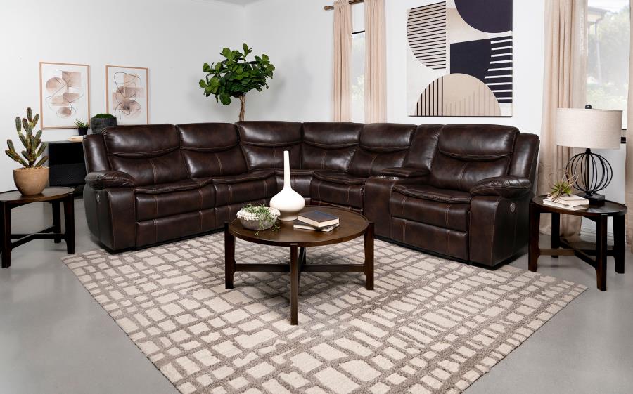 Sycamore - Upholstered Power Reclining Sectional Sofa - Image 4