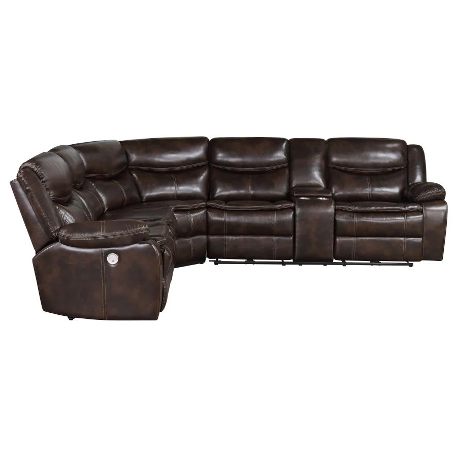 Sycamore - Upholstered Power Reclining Sectional Sofa - Image 8