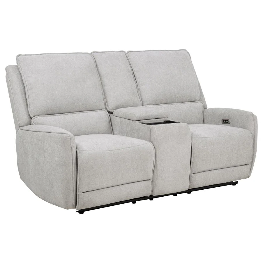 Sylmar - Chenille Power Reclining Sofa Set - Image 13