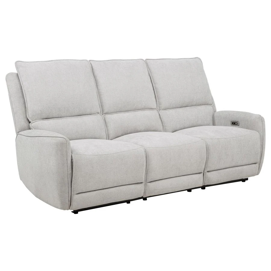 Sylmar - Chenille Power Reclining Sofa Set - Image 5