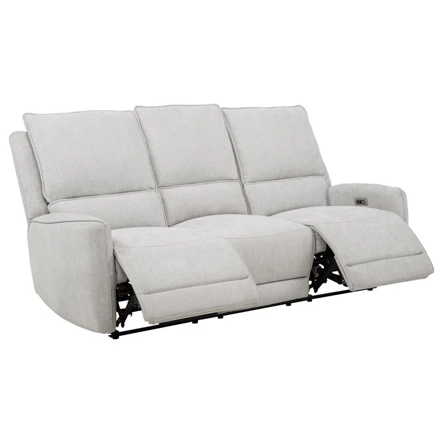 Sylmar - Chenille Power Reclining Sofa Set - Image 8
