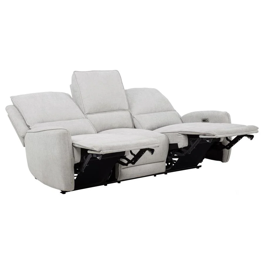 Sylmar - Chenille Power Reclining Sofa Set - Image 9