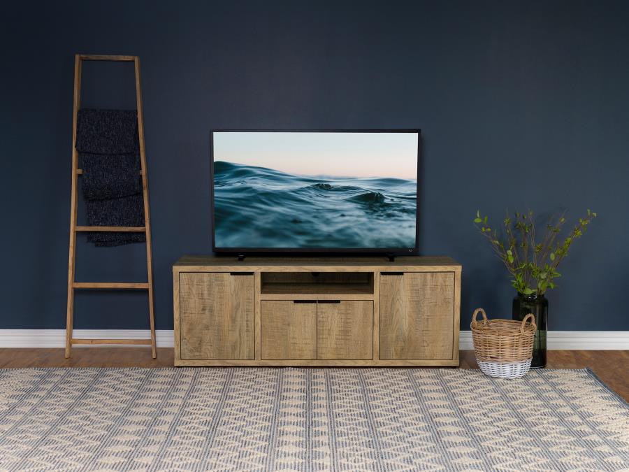 Tabby - 4 Door Engineered Wood TV Stand - Mango - Image 2