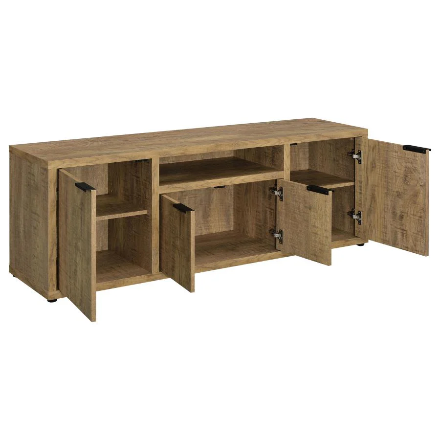 Tabby - 4 Door Engineered Wood TV Stand - Mango - Image 3