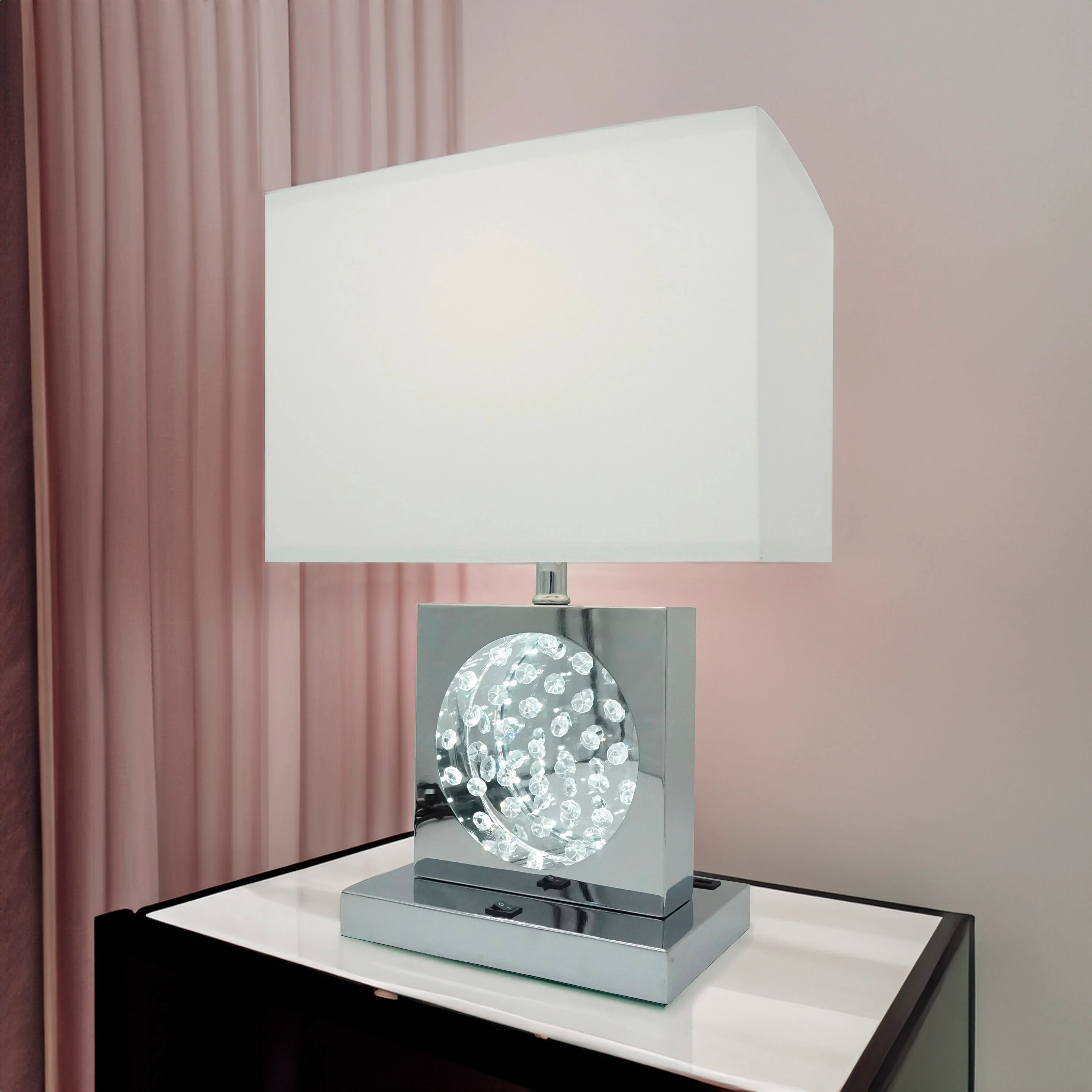 Table Lamp Nickel-Led Accent - Image 2