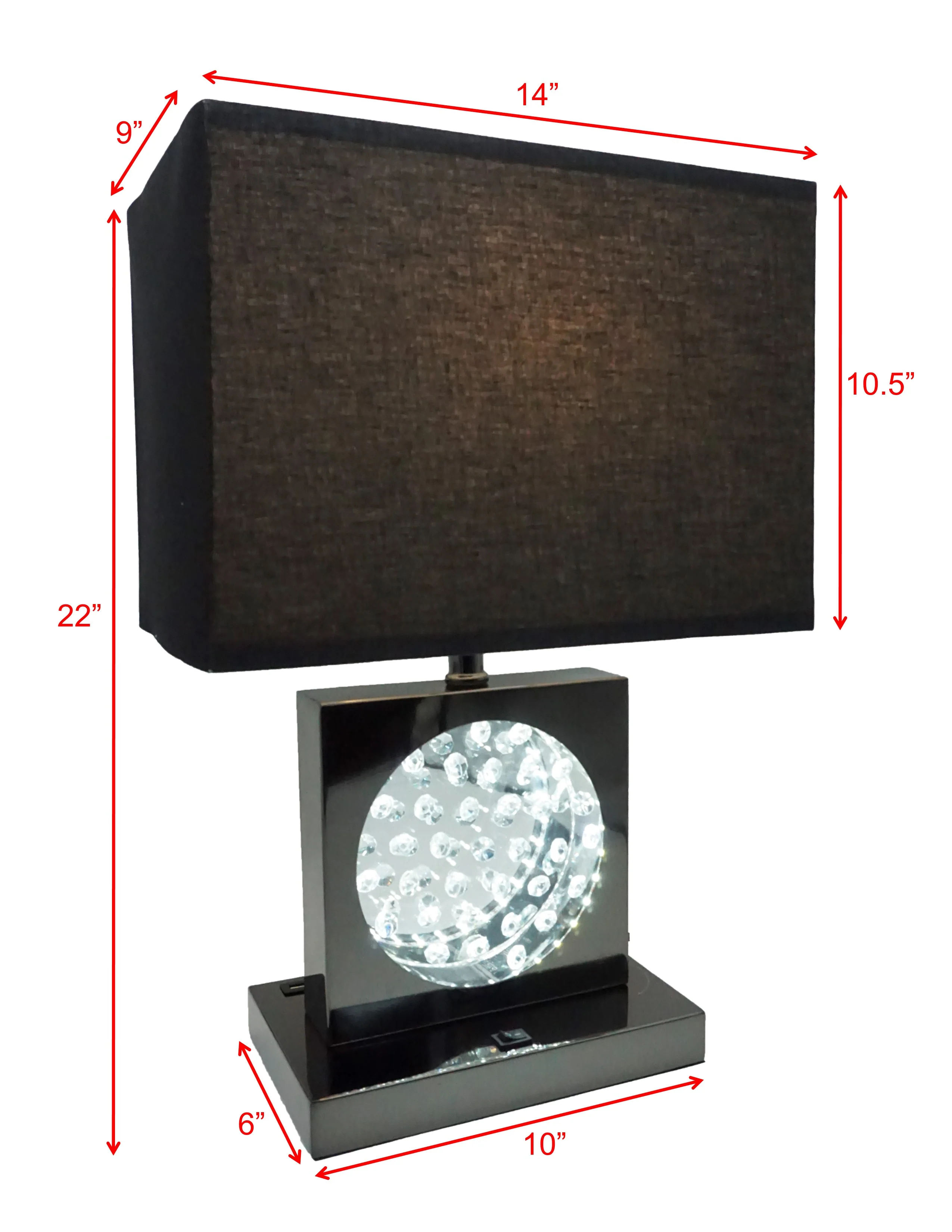 Table Lamp Nickel-Led Accent - Image 3