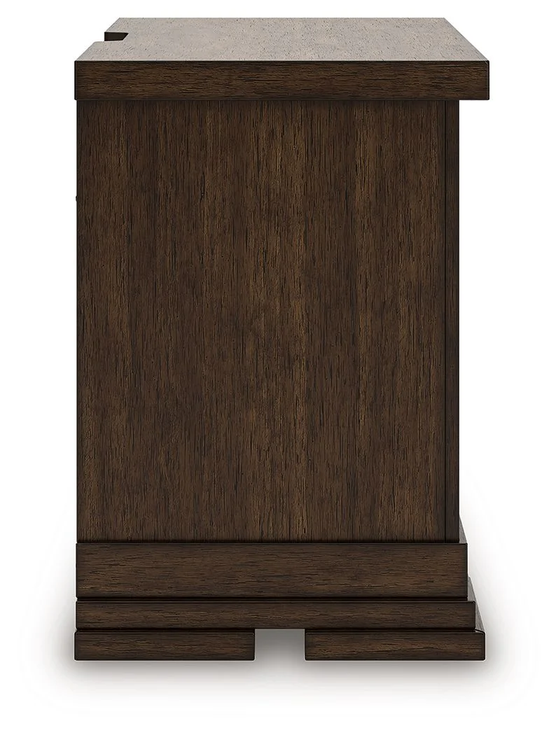 Taffenbrook - Three Drawer Night Stand - Medium Brown - Image 6