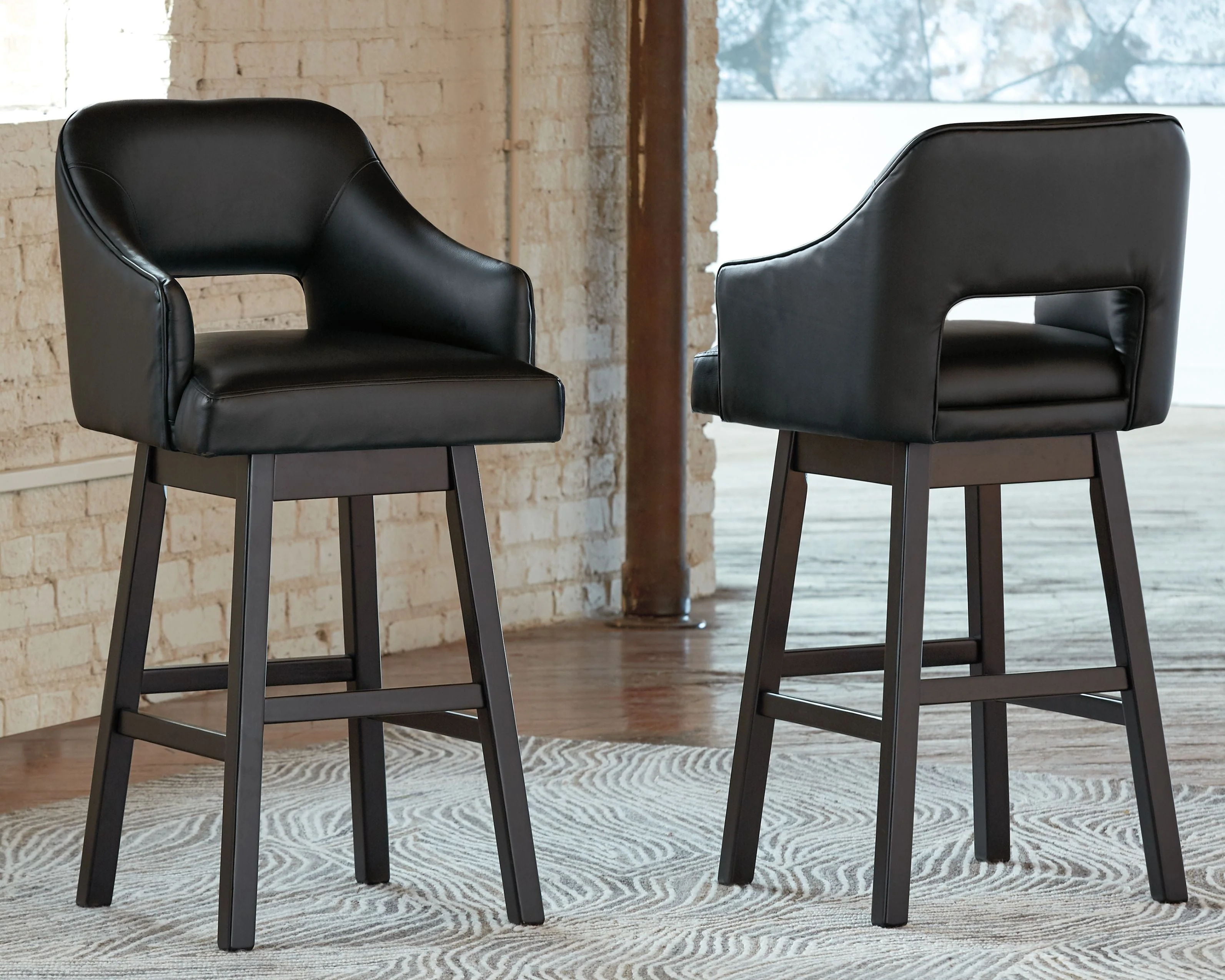 Tallenger - Upholstered Swivel Barstool (Set of 2) - Image 15