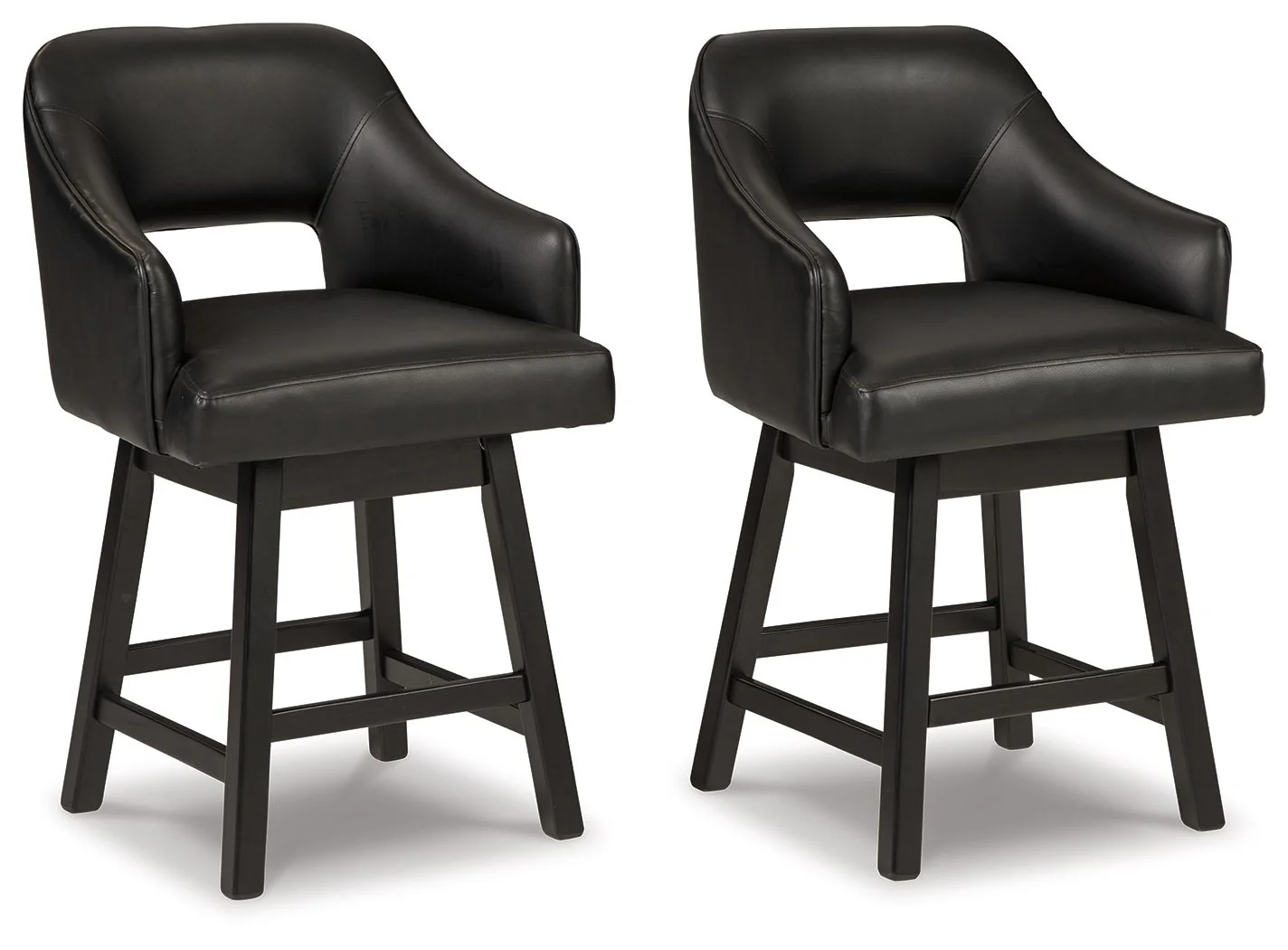Tallenger - Upholstered Swivel Barstool (Set of 2) - Image 2