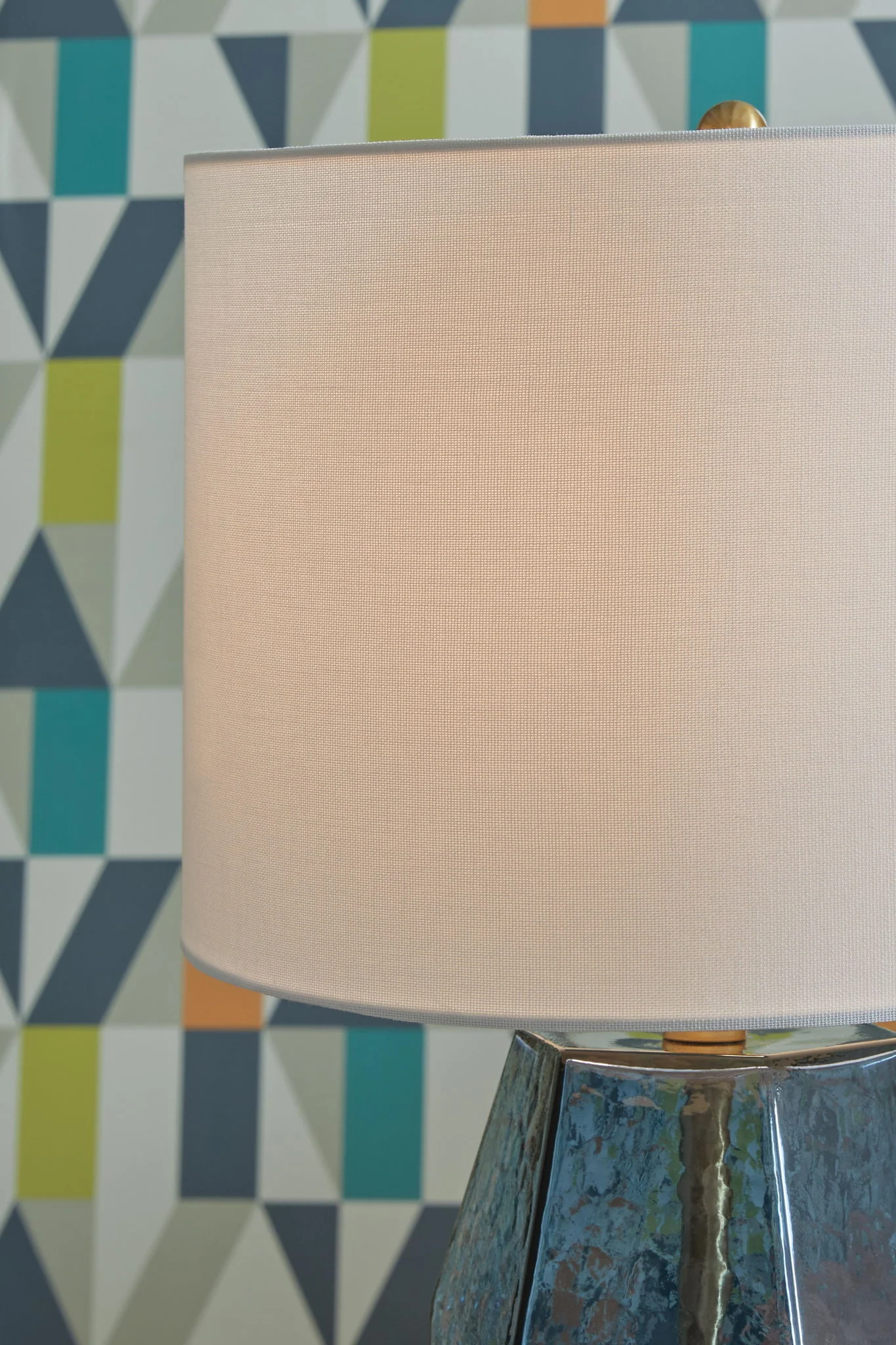 Tallow - Glass Table Lamp - Blue - Image 5