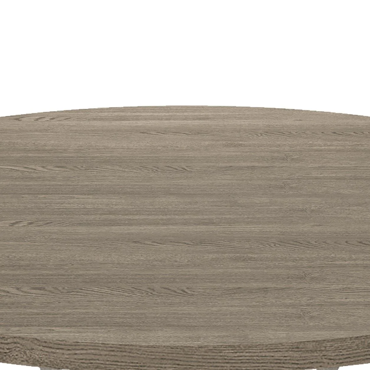 Tannen - Round 5 Piece Dining Table (Set of 5) - White And Gray - Image 15