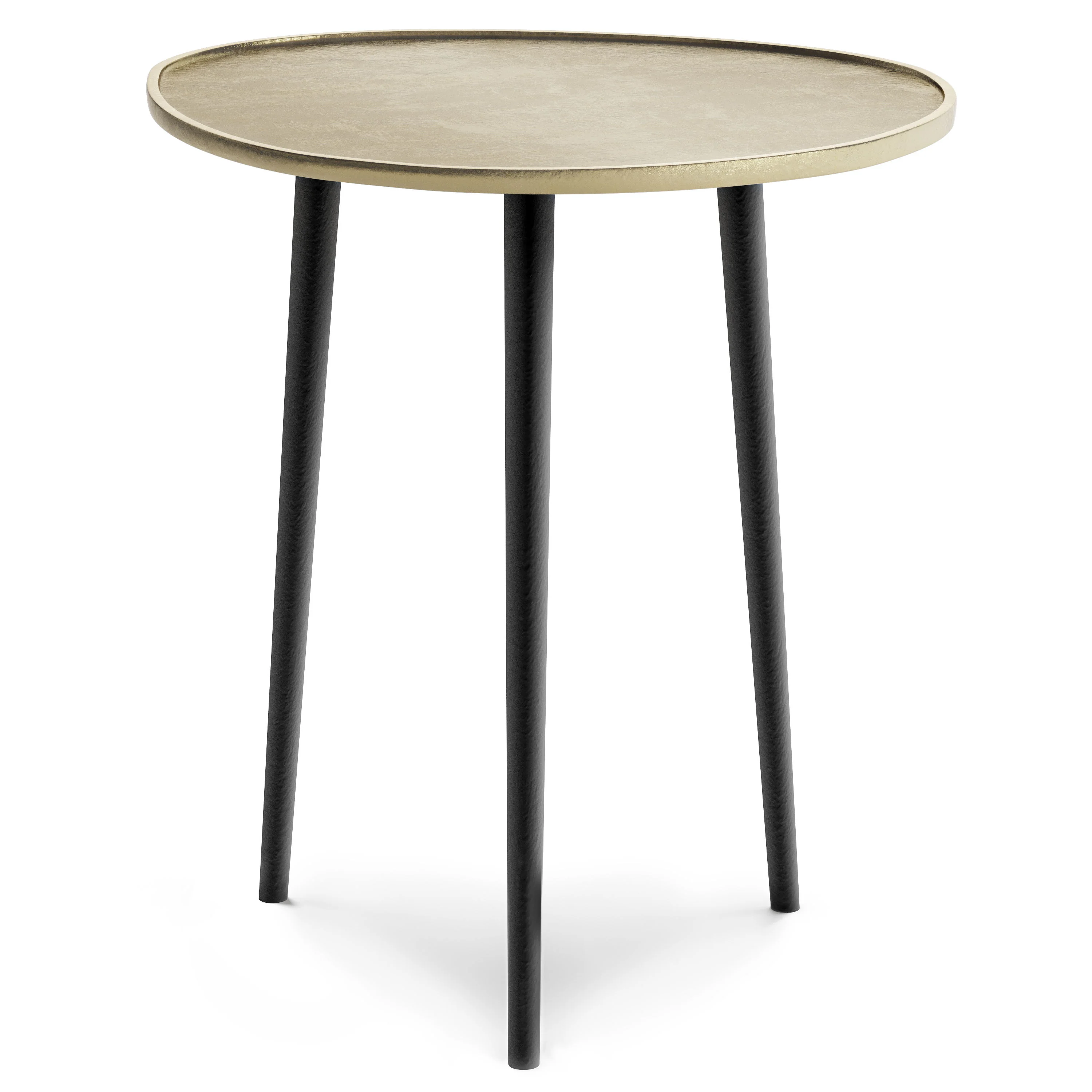 Tanner - Metal Side Table - Gold - Image 4