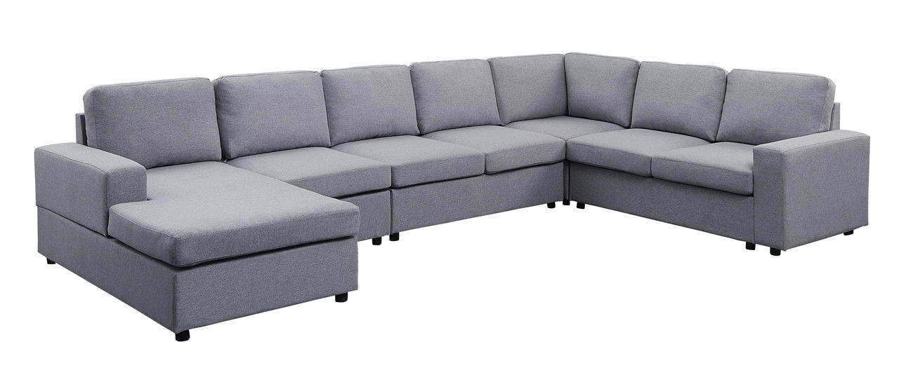 Tifton - 7 Seat Reversible Modular Sectional Sofa Chaise - Image 7