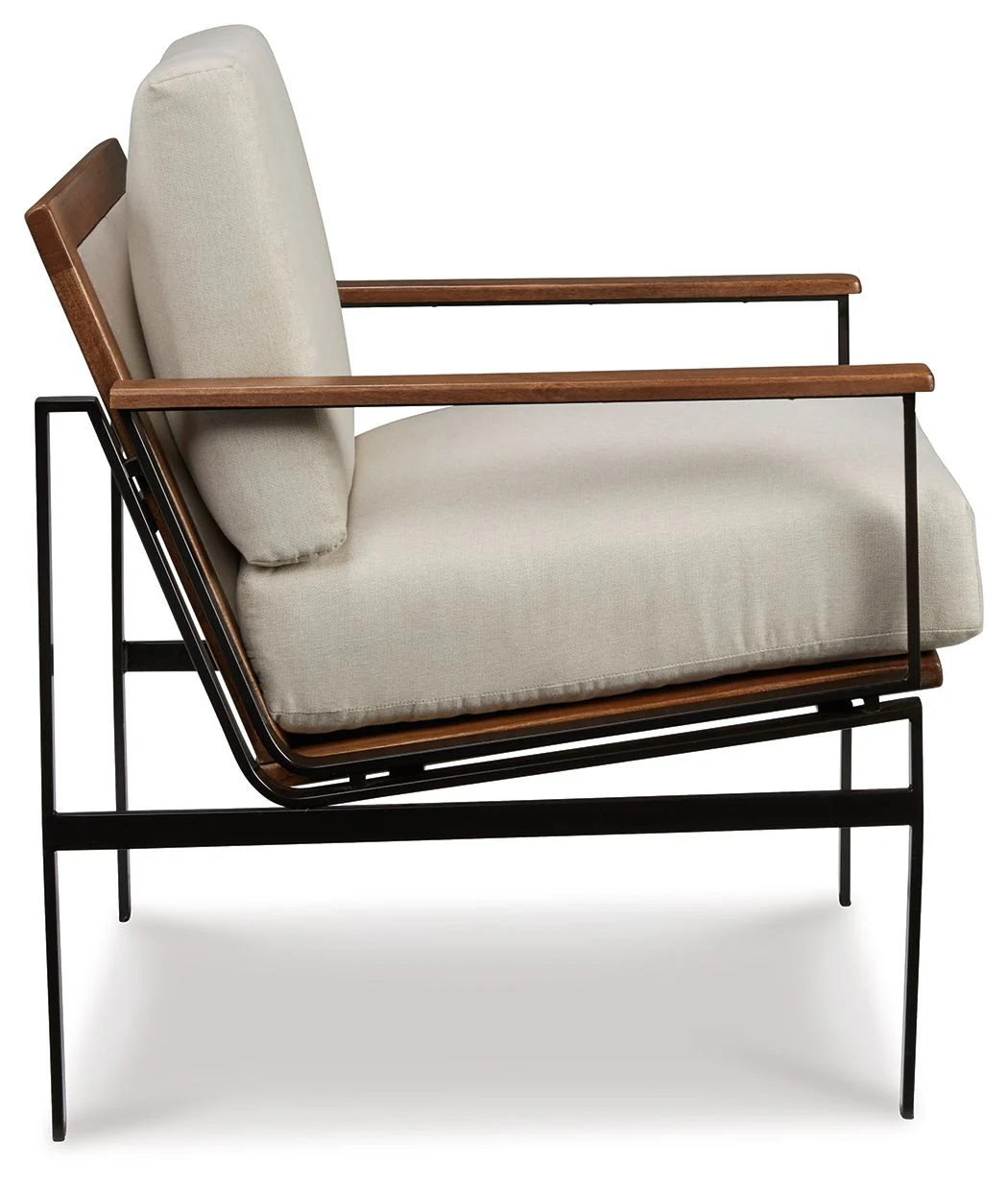 Tilden - Accent Chair - Ivory / Brown - Image 5