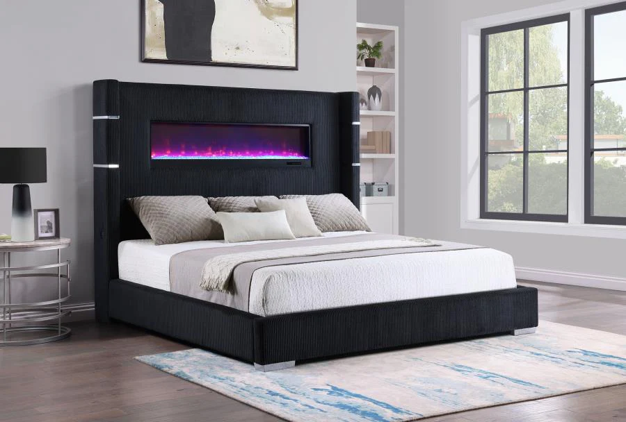 Tisdall - Upholstered Fireplace Bed - Image 13