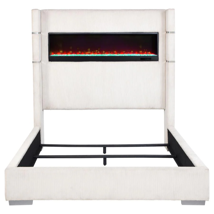 Tisdall - Upholstered Fireplace Bed - Image 33