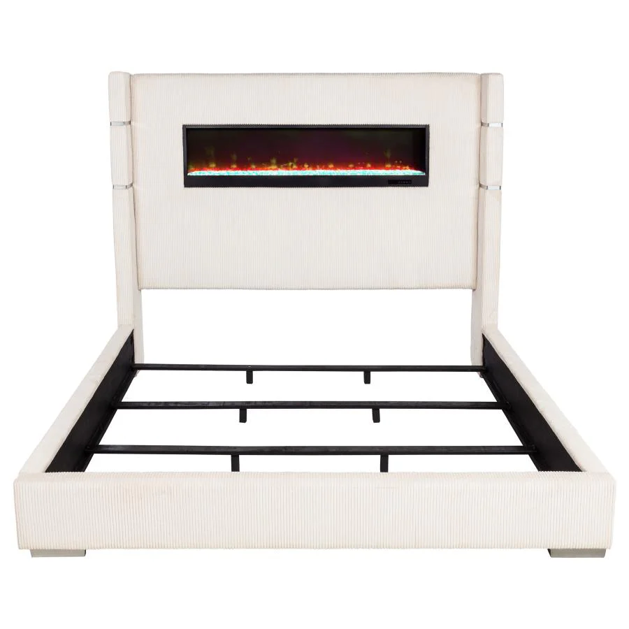 Tisdall - Upholstered Fireplace Bed - Image 34