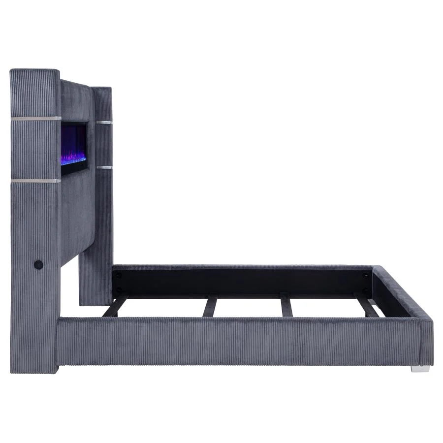 Tisdall - Upholstered Fireplace Bed - Image 48