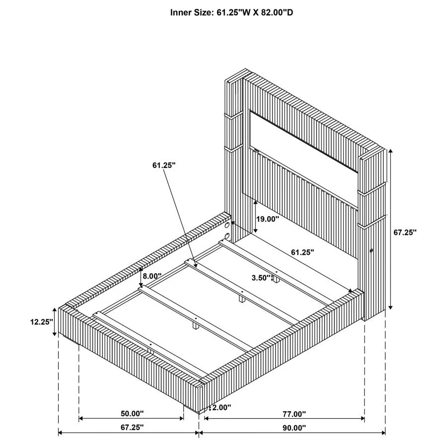Tisdall - Upholstered Fireplace Bed - Image 67