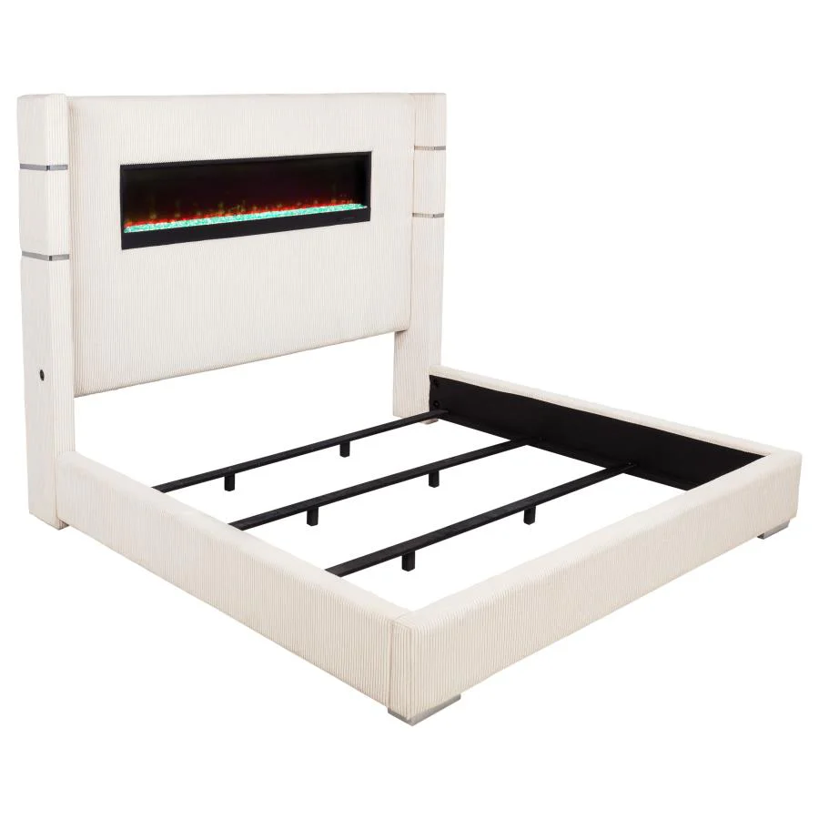 Tisdall - Upholstered Fireplace Bed - Image 7