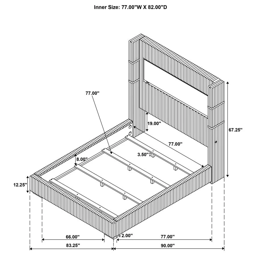 Tisdall - Upholstered Fireplace Bed - Image 80