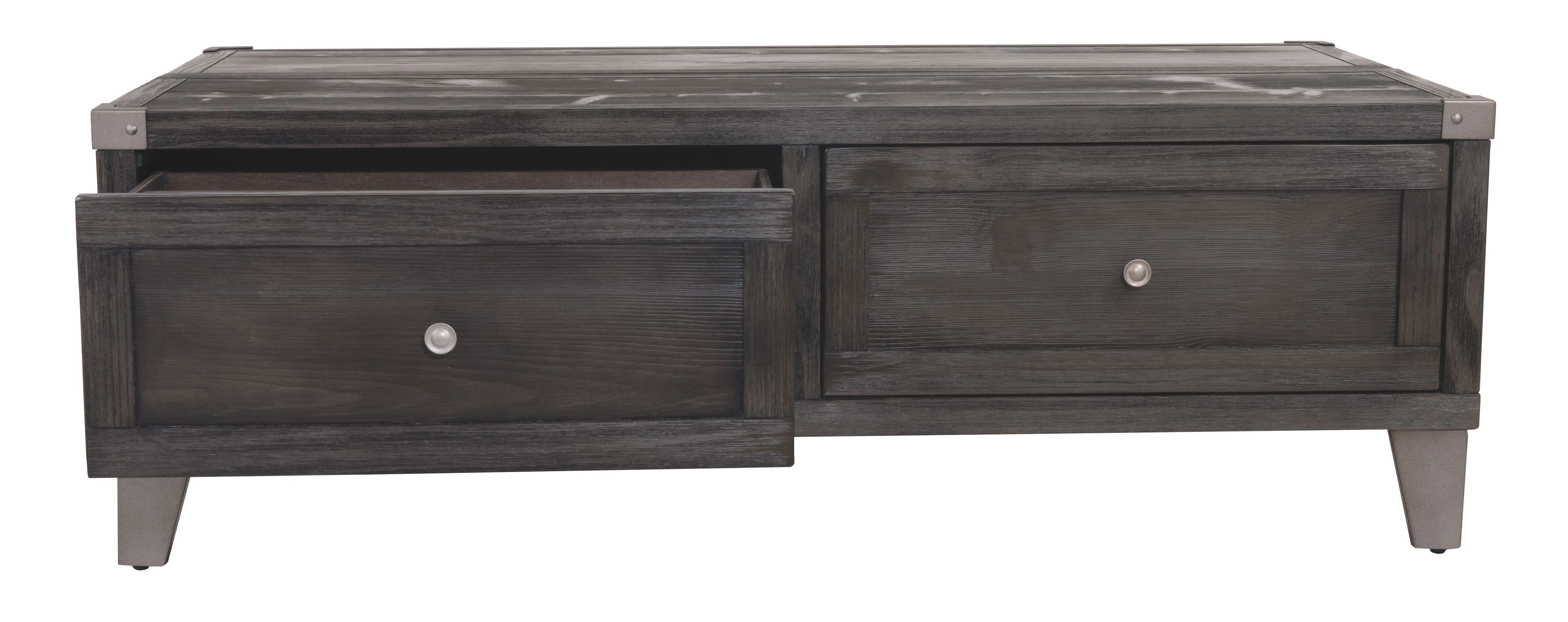 Todoe - Lift Top Cocktail Table - Dark Gray - Image 7