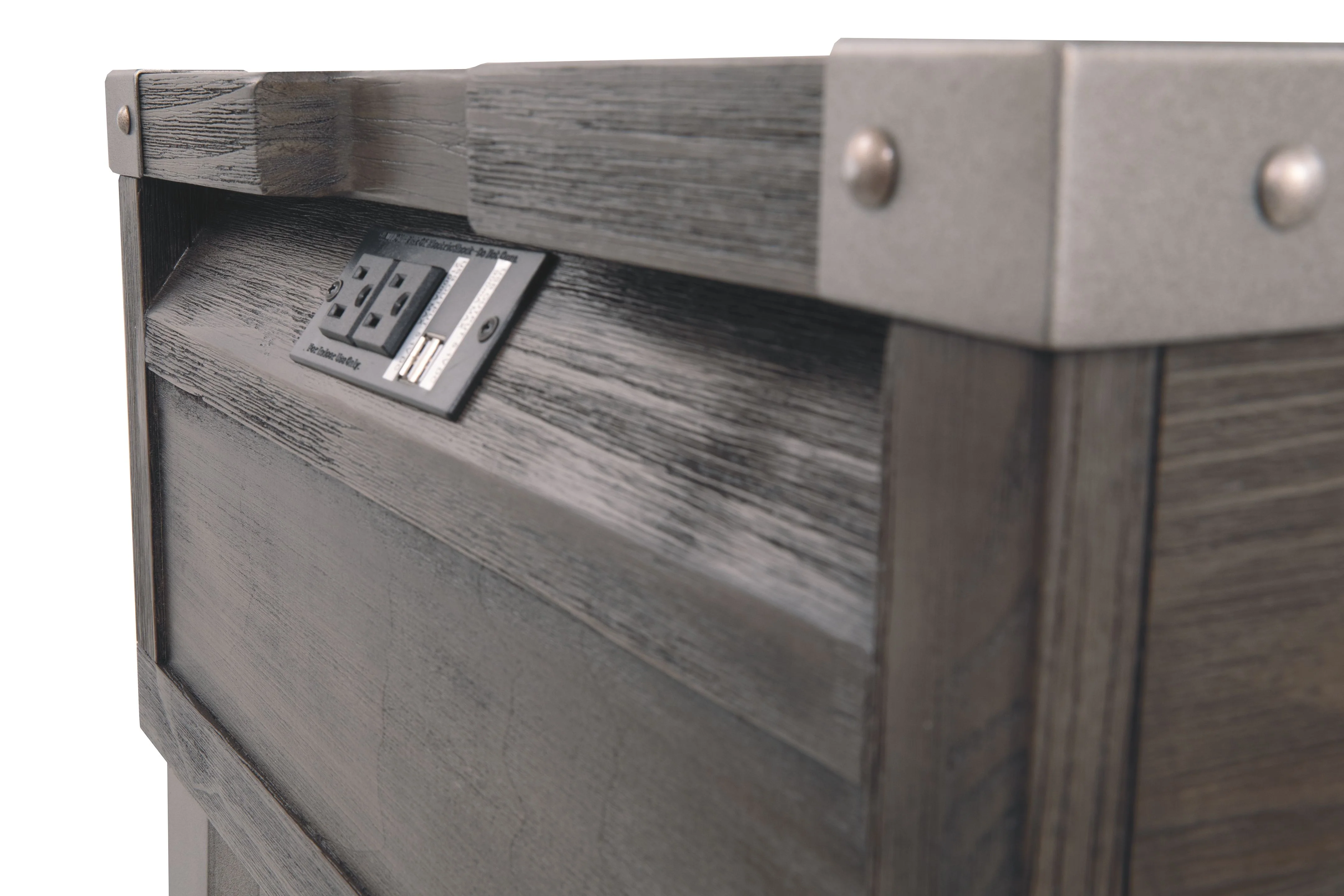 Todoe - Rectangular End Table - Dark Gray - Image 4